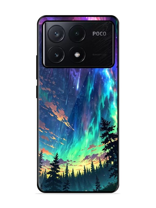 Cosmic Canvas Glossy Soft Edge Case for Poco X6 Pro (5G)