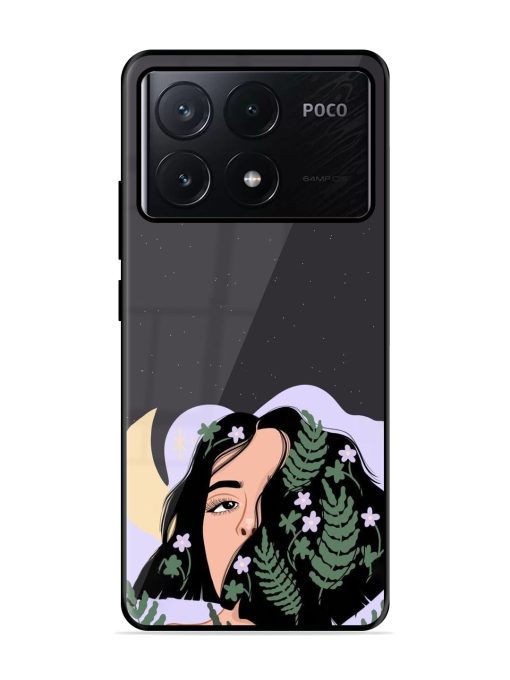 Lunar Lullaby Glossy Soft Edge Case for Poco X6 Pro (5G)