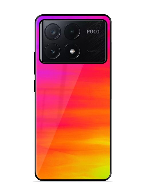 Neon Horizon Glossy Soft Edge Case for Poco X6 Pro (5G)