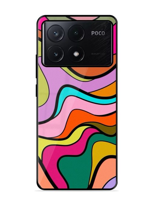 Wavy Wonder Glossy Soft Edge Case for Poco X6 Pro (5G)