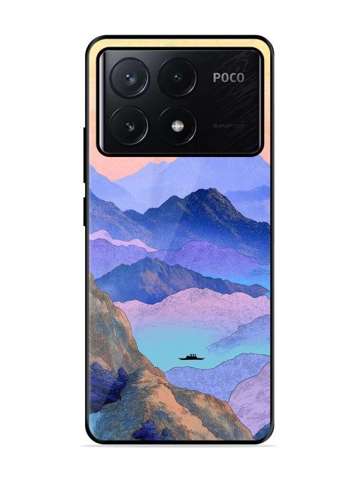 Mountain Mist Glossy Soft Edge Case for Poco X6 Pro (5G)