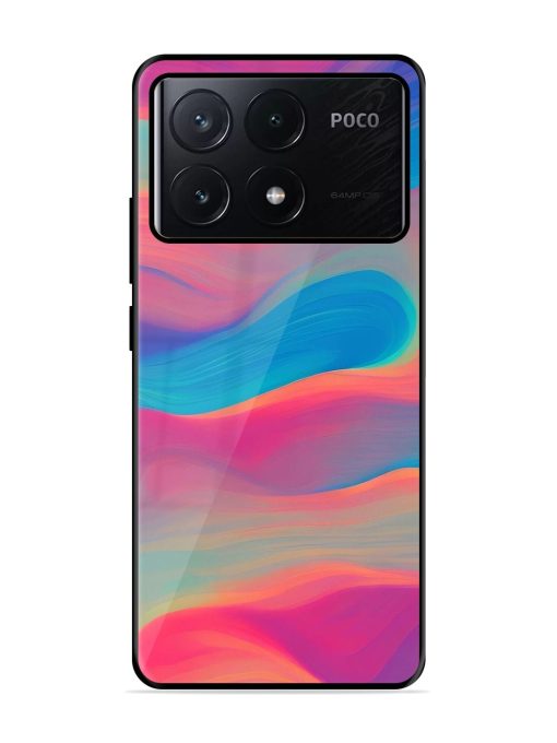 Wavy Wonder Glossy Soft Edge Case for Poco X6 Pro (5G)