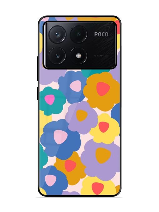 Flower Power Glossy Soft Edge Case for Poco X6 Pro (5G)