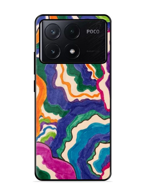 Wavy Wonder Glossy Soft Edge Case for Poco X6 Pro (5G)