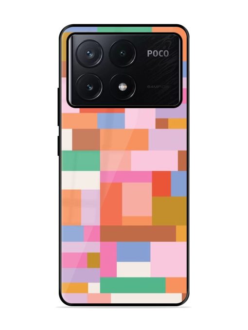 Colorful Chaos Glossy Soft Edge Case for Poco X6 Pro (5G)