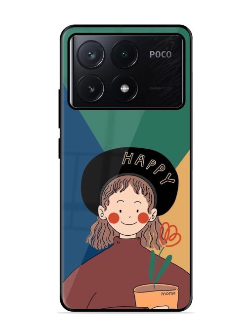 Happy Momo Glossy Soft Edge Case for Poco X6 Pro (5G)