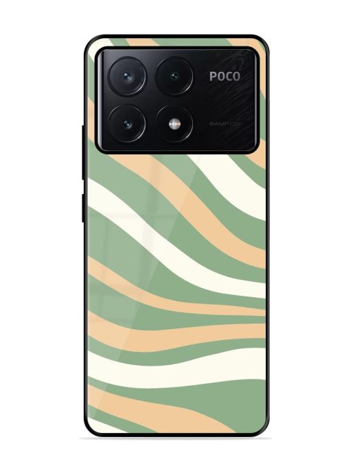 Wavy Pastel Paradise Glossy Soft Edge Case for Poco X6 Pro (5G)