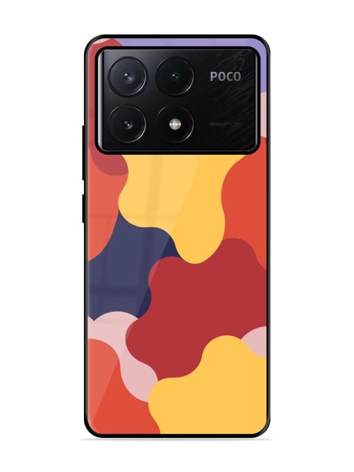 Gooey Color Chaos Glossy Soft Edge Case for Poco X6 Pro (5G)