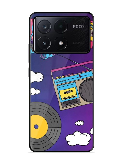 Retro Vibes Glossy Soft Edge Case for Poco X6 Pro (5G)