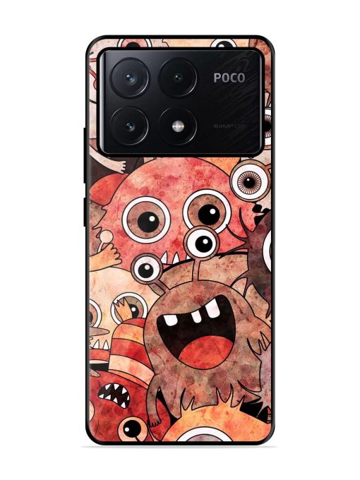 Monster Mash Glossy Soft Edge Case for Poco X6 Pro (5G)