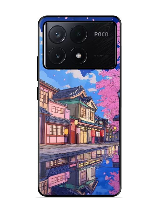 Tranquil Reflections Glossy Soft Edge Case for Poco X6 Pro (5G)