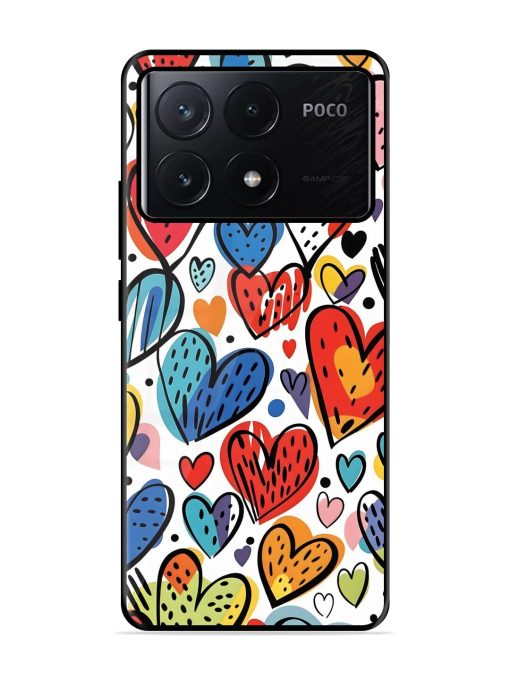 Heartfelt Harmony Glossy Soft Edge Case for Poco X6 Pro (5G)