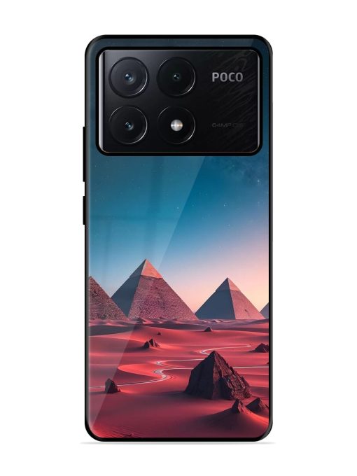 Ancient Wonders Sky Glossy Soft Edge Case for Poco X6 Pro (5G)