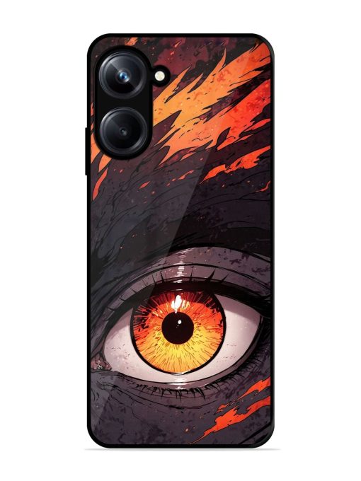 Inferno Gaze Glossy Soft Edge Case for Realme 10 Pro (5G) Chachhi