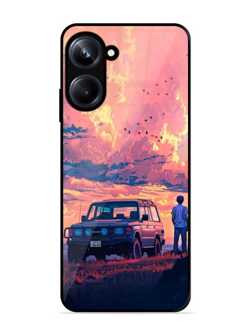 Solitude'S Horizon Glossy Soft Edge Case for Realme 10 Pro (5G) Chachhi