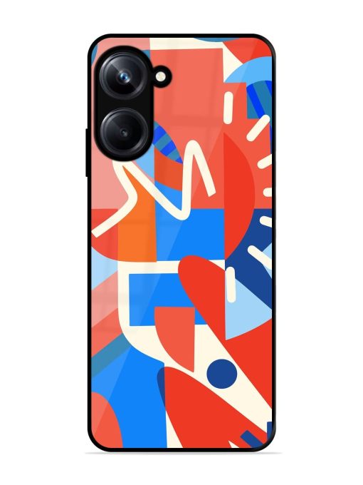 Abstract Harmony Glossy Soft Edge Case for Realme 10 Pro (5G) Chachhi