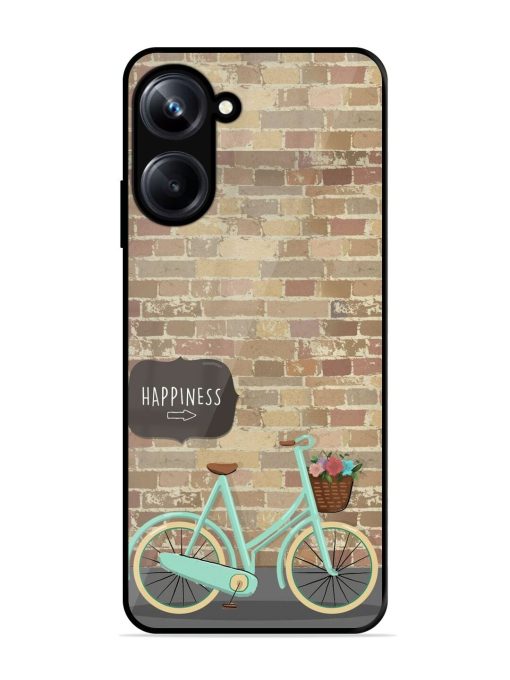 Pedaling Towards Happiness Glossy Soft Edge Case for Realme 10 Pro (5G)