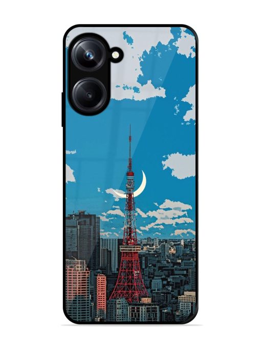 Tokyo Twilight Glossy Soft Edge Case for Realme 10 Pro (5G) Chachhi