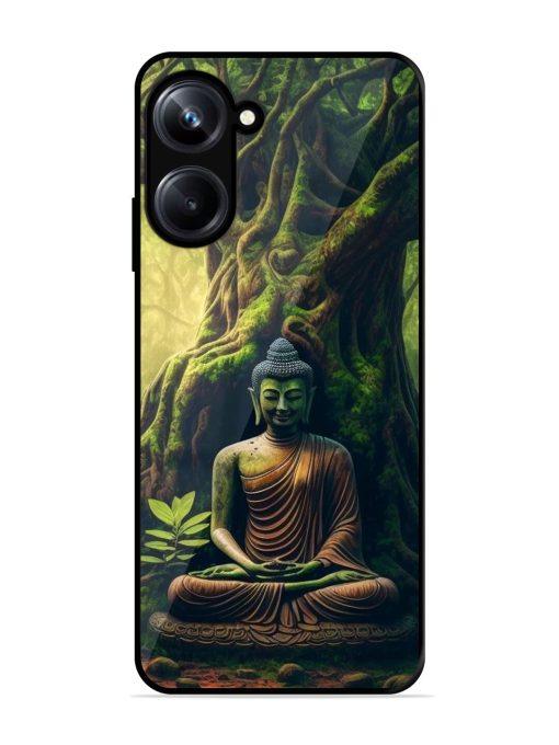 Green Buddha Art Glossy Soft Edge Case for Realme 10 Pro (5G) Chachhi