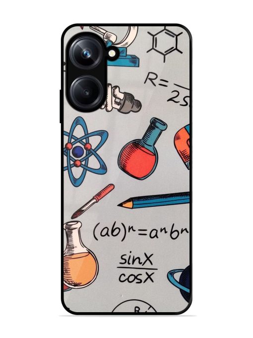 Science Doodle Glossy Soft Edge Case for Realme 10 Pro (5G) Chachhi