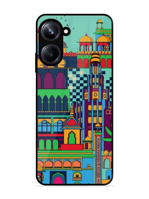 Indian Tapestry Glossy Soft Edge Case for Realme 10 Pro (5G) Chachhi