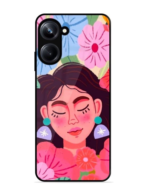 Blooming Serenity Glossy Soft Edge Case for Realme 10 Pro (5G)