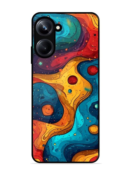 Cosmic Swirl Glossy Soft Edge Case for Realme 10 Pro (5G) Chachhi