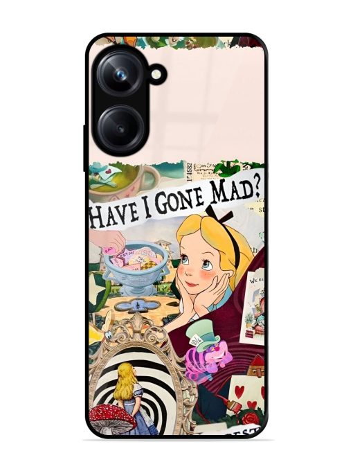 Mad Hatter'S Collage Glossy Soft Edge Case for Realme 10 Pro (5G)