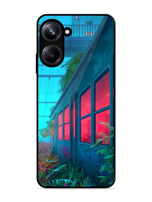 Urban Jungle Glossy Soft Edge Case for Realme 10 Pro (5G) Chachhi