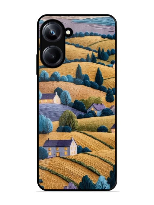 Rolling Hilltop Haven Glossy Soft Edge Case for Realme 10 Pro (5G) Chachhi