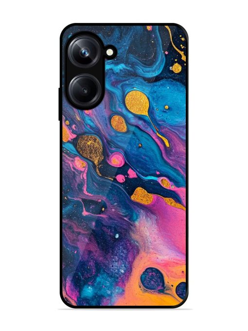 Cosmic Swirl Glossy Soft Edge Case for Realme 10 Pro (5G) Chachhi