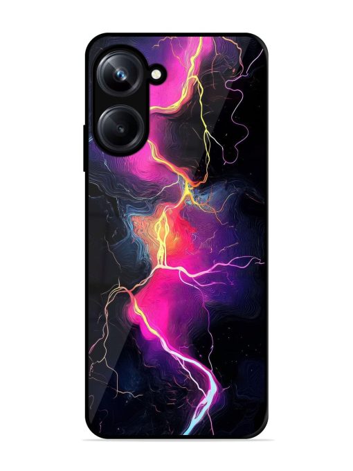 Electric Dreams Glossy Soft Edge Case for Realme 10 Pro (5G) Chachhi