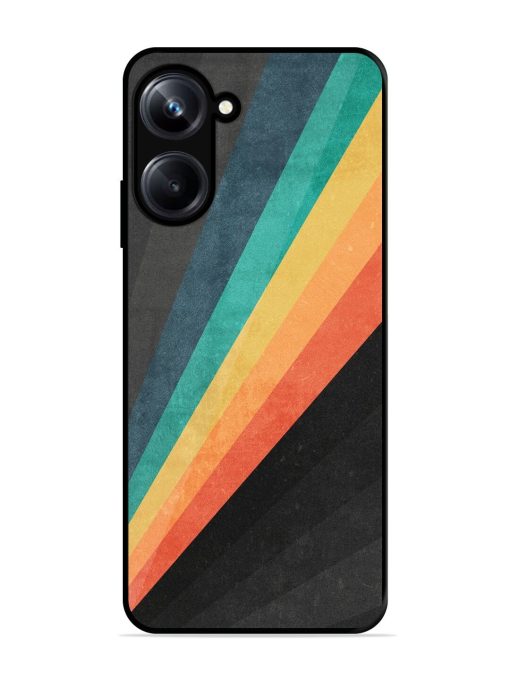 Retro Spectrum Glossy Soft Edge Case for Realme 10 Pro (5G)