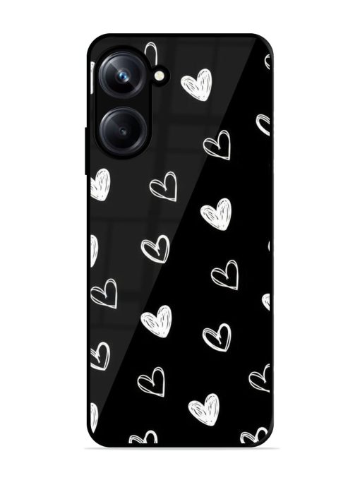 Scattered Hearts Glossy Soft Edge Case for Realme 10 Pro (5G) Chachhi