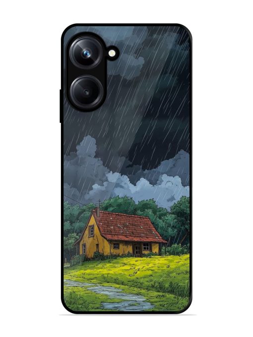 Rainy Day Retreat Glossy Soft Edge Case for Realme 10 Pro (5G) Chachhi