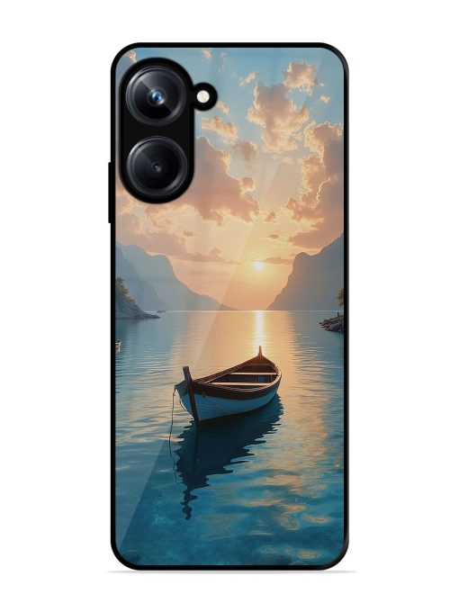 Serene Sunset Glossy Soft Edge Case for Realme 10 Pro (5G) Chachhi