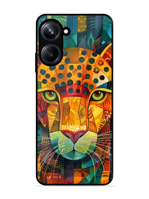 Mosaic Majesty Glossy Soft Edge Case for Realme 10 Pro (5G) Chachhi