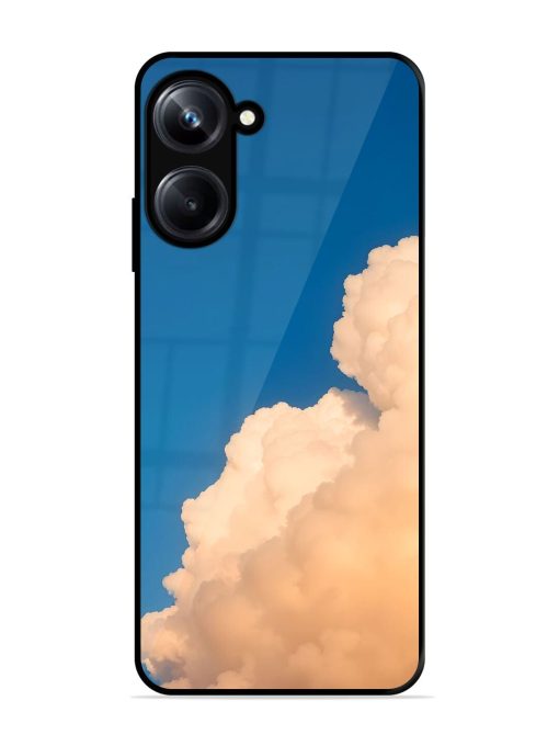 Golden Cloudscape Glossy Soft Edge Case for Realme 10 Pro (5G) Chachhi