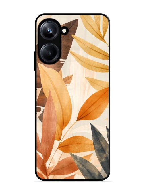 Earthy Elegance Glossy Soft Edge Case for Realme 10 Pro (5G) Chachhi