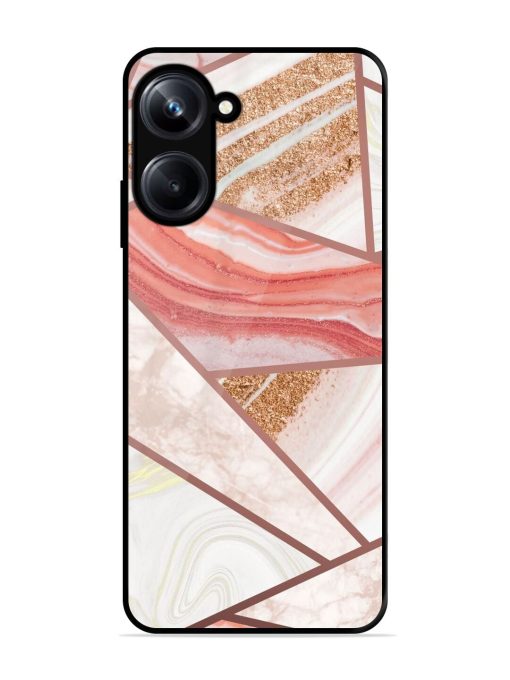 Rosy Mosaic Glossy Soft Edge Case for Realme 10 Pro (5G) Chachhi