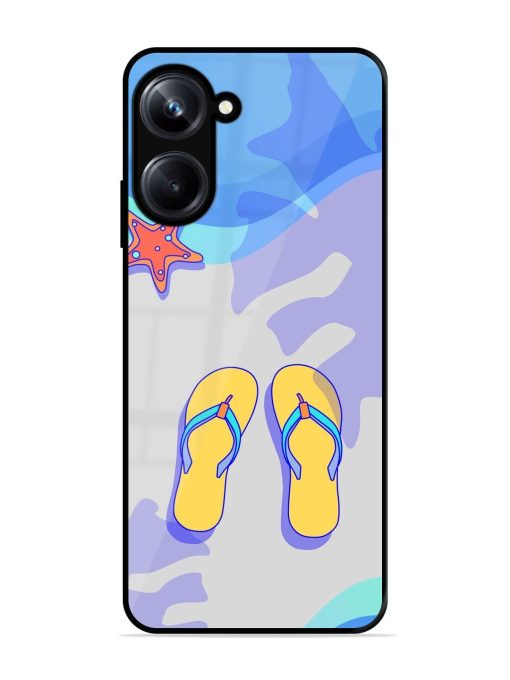 Sandy Toes And Salty Seas Glossy Soft Edge Case for Realme 10 Pro (5G) Chachhi