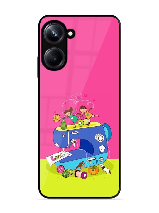 Sew Cute Glossy Soft Edge Case for Realme 10 Pro (5G) Chachhi