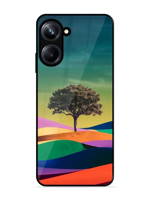 Rainbow'S Lone Sentinel Glossy Soft Edge Case for Realme 10 Pro (5G) Chachhi