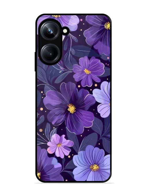 Purple Paradise Glossy Soft Edge Case for Realme 10 Pro (5G) Chachhi