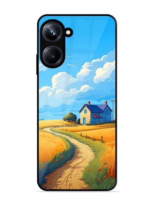 Countryside Cottage Glossy Soft Edge Case for Realme 10 Pro (5G) Chachhi