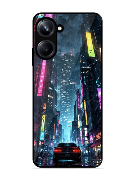 Neon Nightscape Glossy Soft Edge Case for Realme 10 Pro (5G)