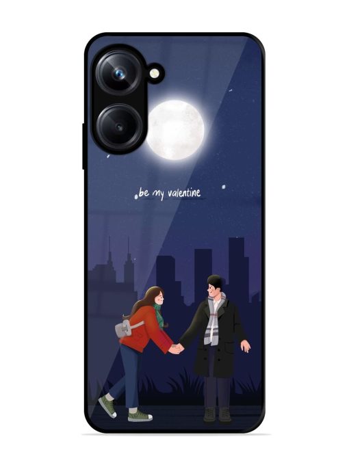 Moonlight Proposal Glossy Soft Edge Case for Realme 10 Pro (5G) Chachhi