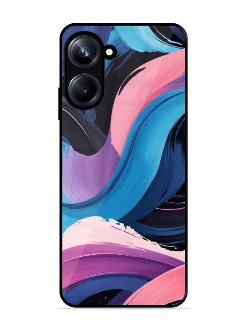 Whimsical Waves Glossy Soft Edge Case for Realme 10 Pro (5G) Chachhi