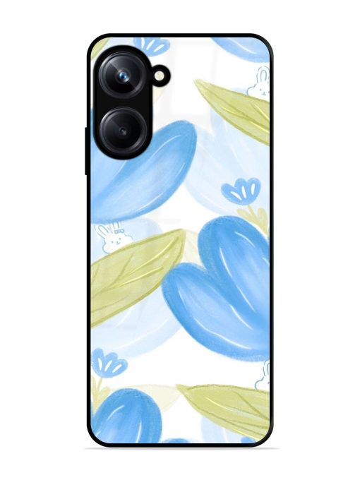 Bunny'S Blue Garden Glossy Soft Edge Case for Realme 10 Pro (5G) Chachhi