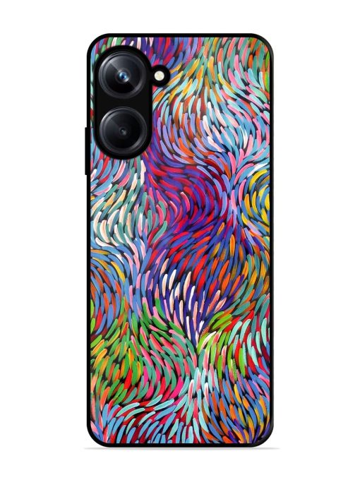 Vibrant Waves Glossy Soft Edge Case for Realme 10 Pro (5G) Chachhi